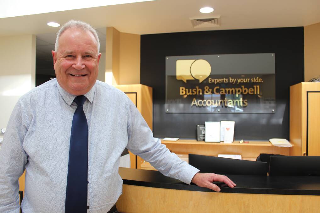 LONG SERVICE: Geoff Watson first walked through the doors of Bush & Campbell Accountants when he was 18 years old. Picture: Emma Horn