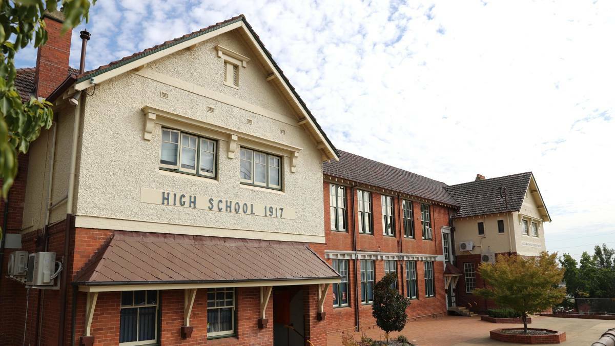 BACK TO SCHOOL: Wagga High School is one of the many schools around the state that may soon see full classrooms again, as students encouraged to return in term 2.