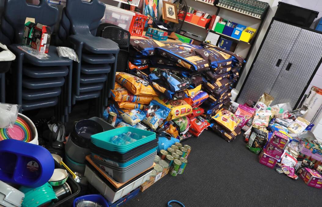 Donations were collected for fire evacuees and continue to fill store rooms now that residents have returned, but councillors are concerned the influx of generosity will impact struggling local businesses.