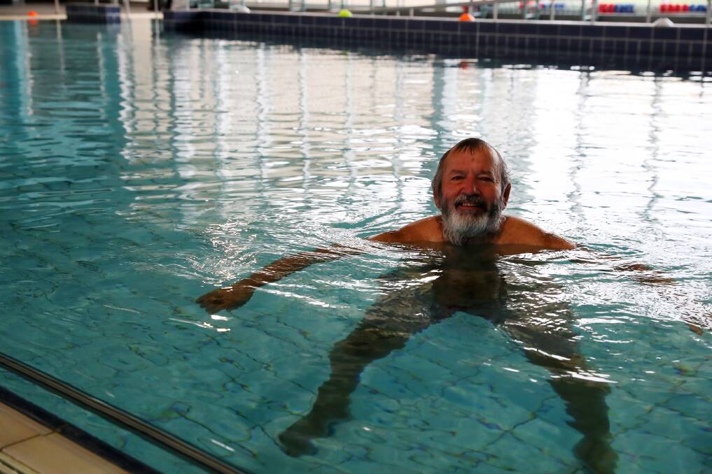 Michael Nolan heads back to the Oasis as the government re-opens indoor and outdoor pools. Picture: Emma Hillier