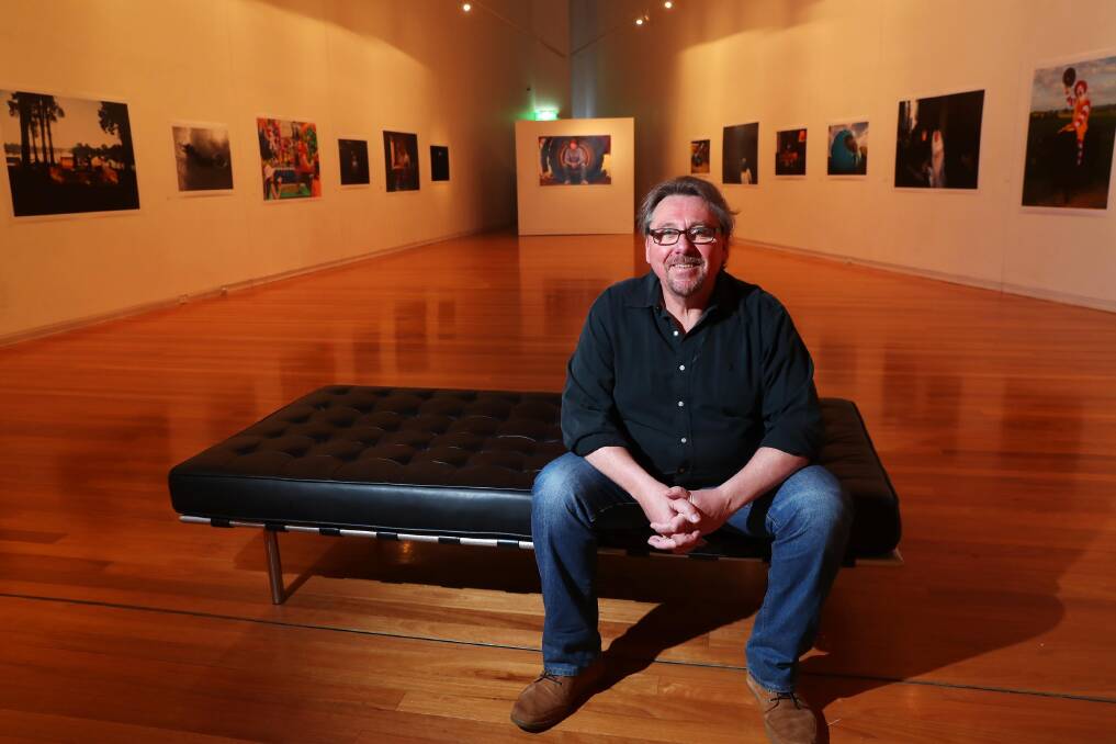 RETROSPECT: Dr Jamie Holcombe, Charles Sturt University photography lecturer and f.11 showcase curator. Picture: Emma Hillier.