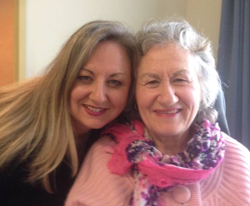 THE RIGHT TO CHOOSE: Lisa Vidler with her mother, Maxine Scott, in 2015, soon after her diagnosis with motor-neuron disease. Picture: supplied