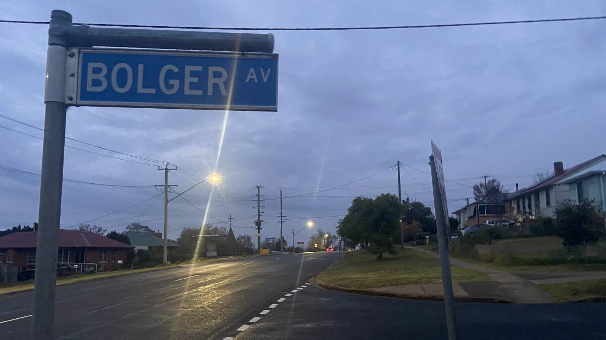 Looking south along the Mitchelmore Street intersection with Bolger Avenue in Mount Austin. 
