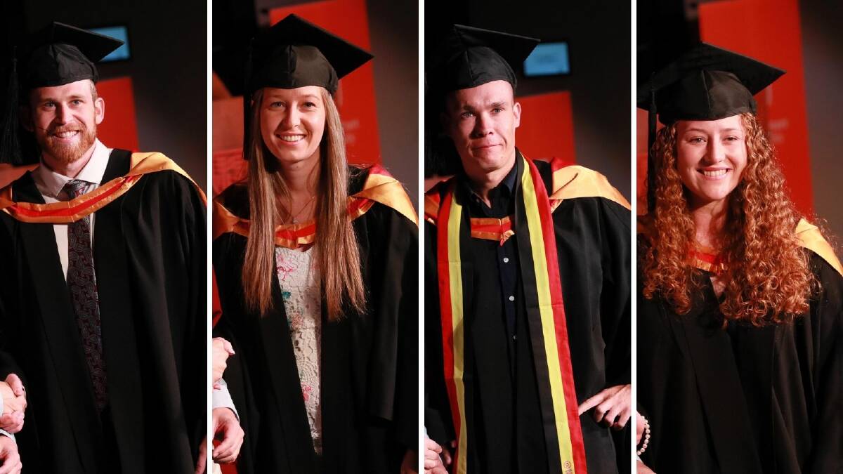 More than 200 people graduated from Charles Sturt University on Friday morning.