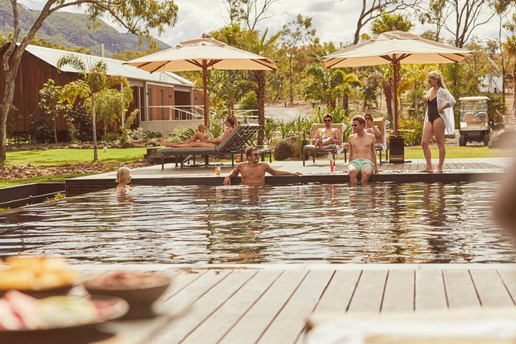 Poolside at Mt Mulligans. Picture: Supplied