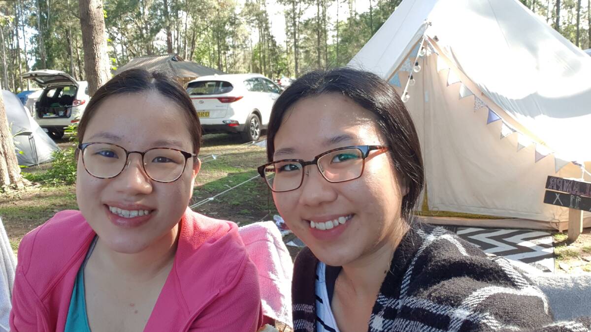 Vanessa Wu didn't skip the luxury on this camping trip.