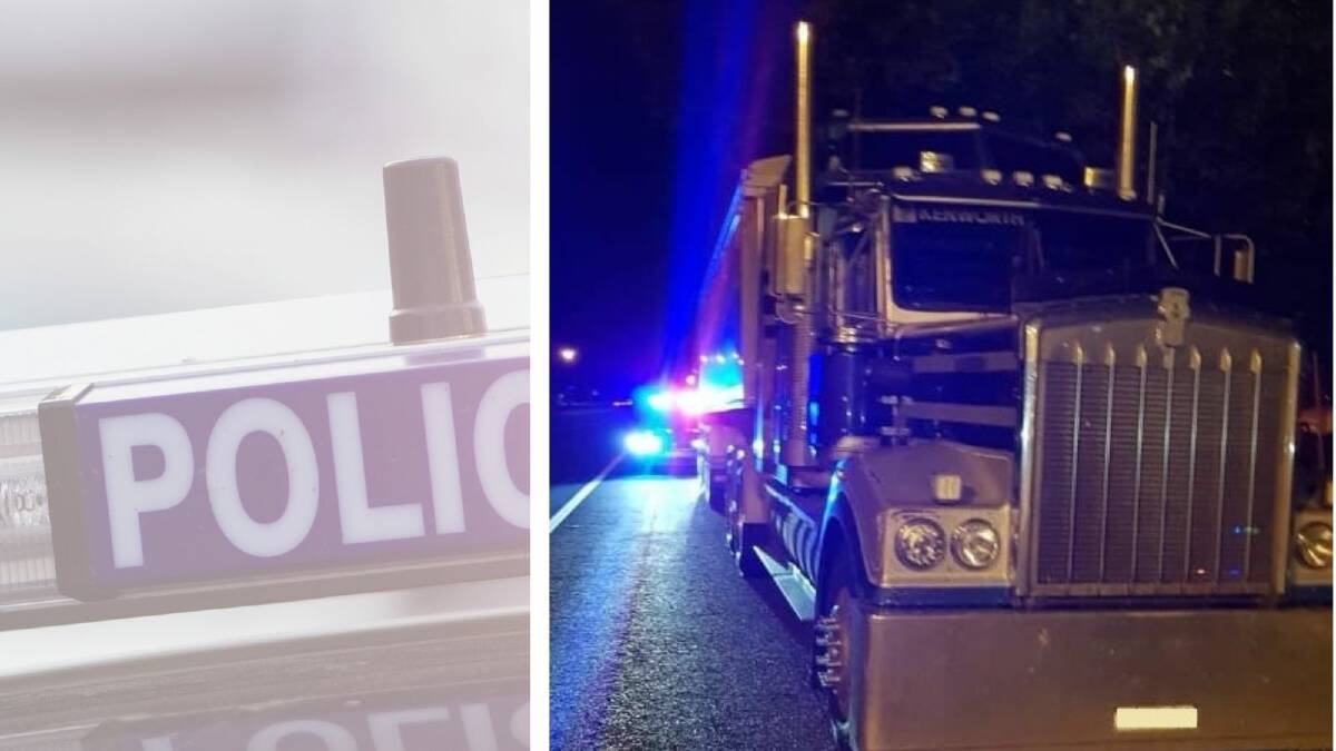 STOPPED: A truck driver has been charged with drug possession after being stopped near Cootamundra. Picture: NSW Police Traffic and Highway Patrol Command