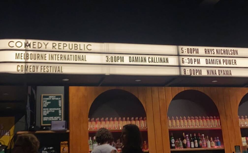 Comedy Republic is a key stop on a Melbourne trip. Picture by Daisy Huntly