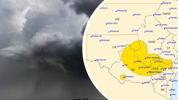 The Bureau of Meteorology issued a severe thunderstorm warning for heavy rainfall on Wednesday morning. 
