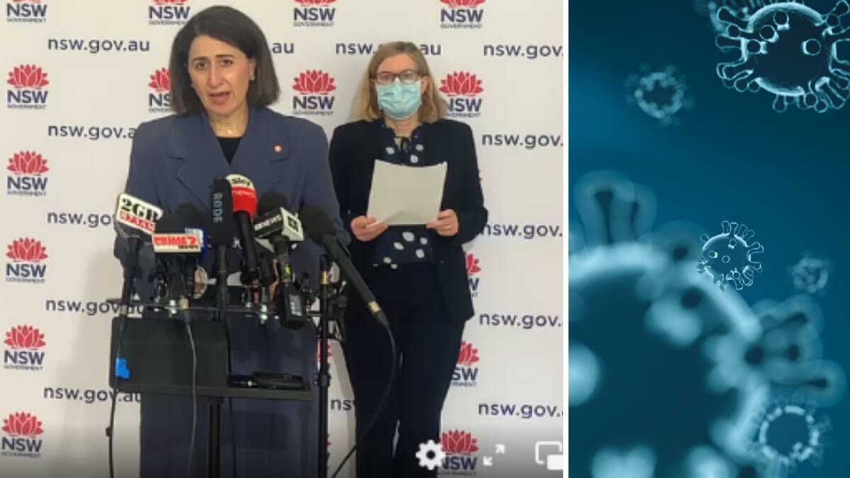 NSW premier Gladys Berejiklian and chief health officer Dr Kerry Chant at the August 4 update.