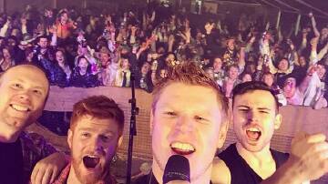 iainarchibaldband: WOW! What an insane night! Huge thankyou to @knmcharityball and everyone that came out and made it such an amazing night. We're all deaf and a bit dusty this morning but it's all smiles over here! See you guys next time 🤘🏻 IAB. #countryrock #countrymusic #australia #band #tour #livemusic #victoria #moderncountry #tamworth #nashville #victoria #bns
