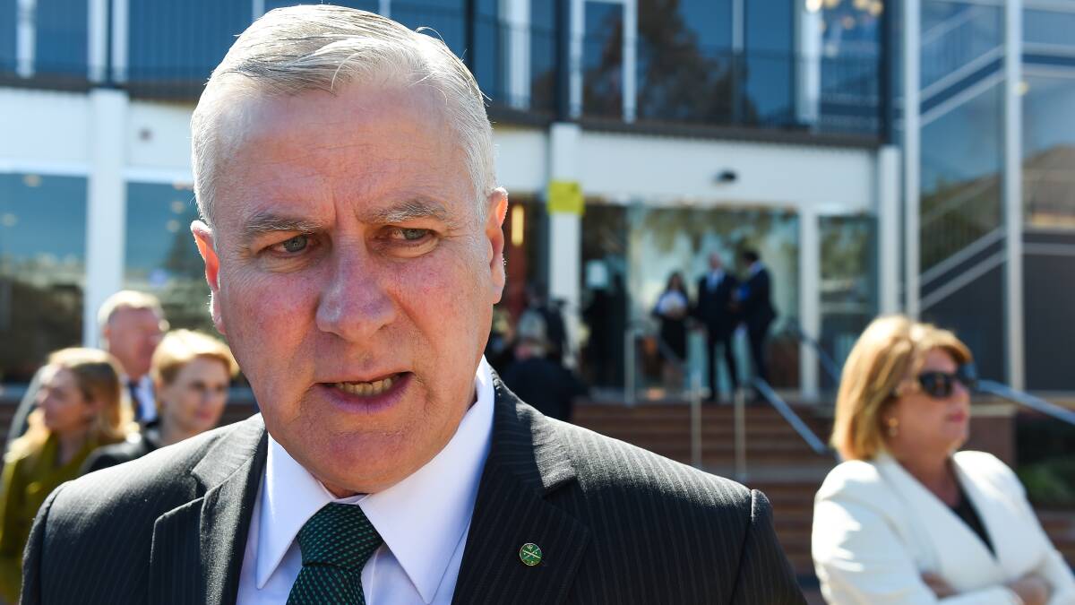 Member for Riverina Michael McCormack believes Australians would not support four-year terms "at this stage". Picture by Mark Jesser