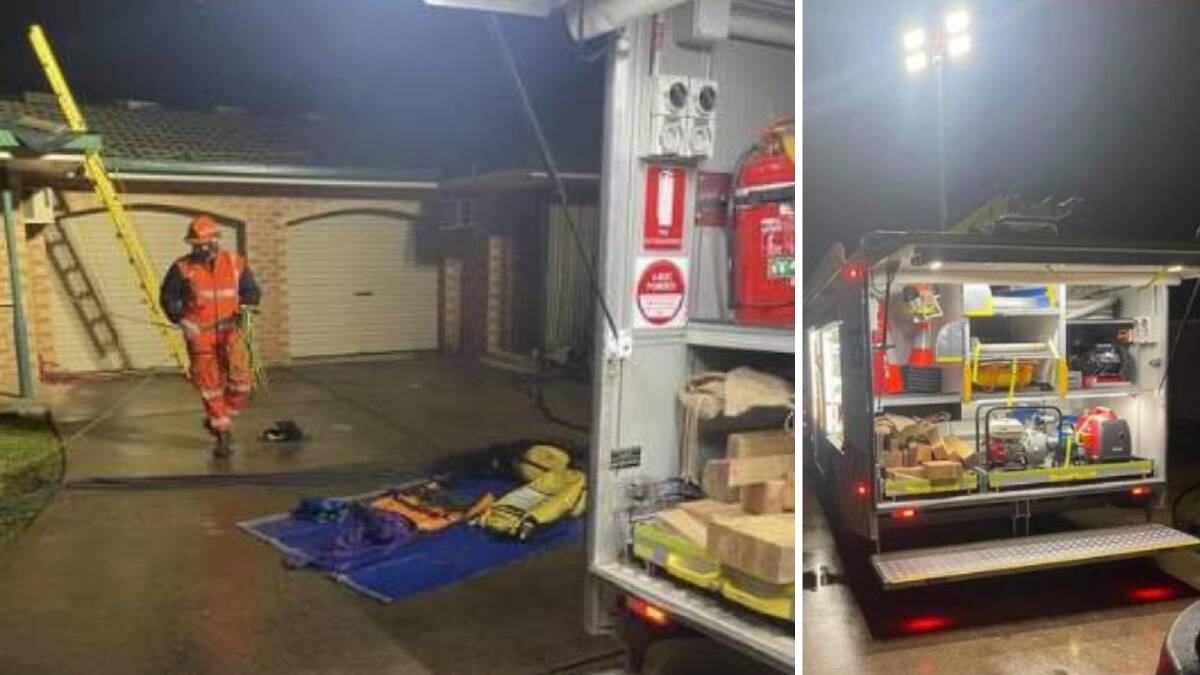 Wagga SES responded to several calls after severe weather hit on Wednesday evening. Picture: Wagga SES