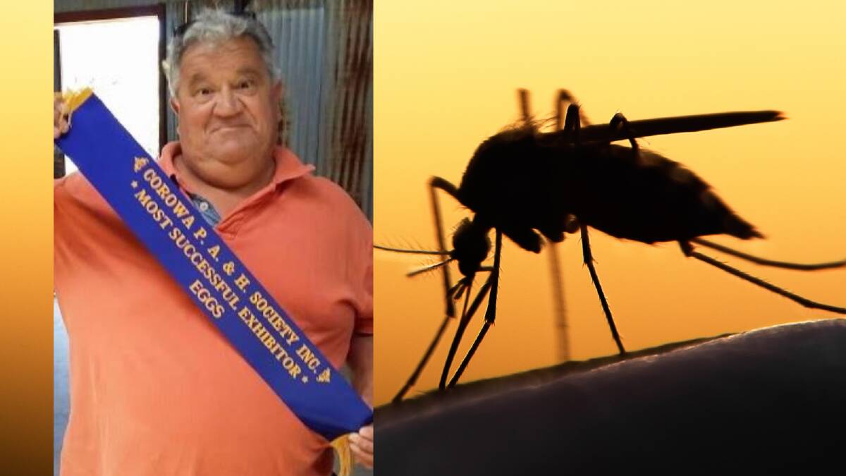CRITICAL: Corowa man David Kiefel, pictured here at the Corowa Show, remains in a critical condition after contracting Japanese encephalitis. Picture: SUPPLIED