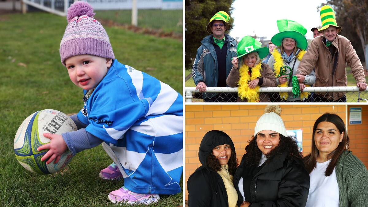OUT IN FORCE: Rugby fans show their support at the SIRU grand final on Saturday. Pictures: Emma Hillier, Les Smith