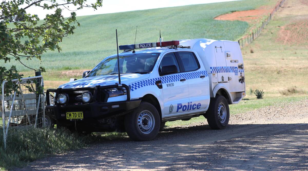 NSW Police's crash investigation unit are examining the circumstances leading up to a crash that claimed the life of a teenager on a farm at Yerong Creek on Thursday. Picture: Les Smith