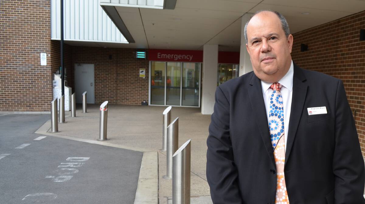 MLHD Executive Director of Medical Services Professor Len Bruce said hard work has made for an array of improvements at Wagga Base Hospital and across the district. Picture by Taylor Dodge
