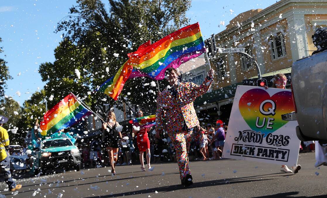 Baylis Street will be closed for the Mardi Gras parade on Saturday. Picture: Emma Hillier