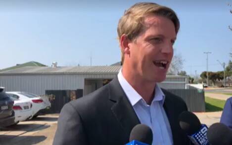 Country Labor candidate Dan Hayes conceded defeat on Monday. 