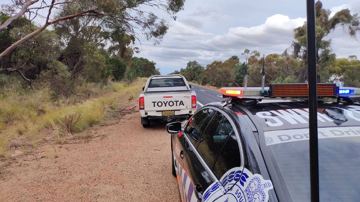 TOO FAST: Police clock a Sydney P-plater at 193km/h at Moombooldool, east of Griffith, on Thursday. Picture: NSW Police