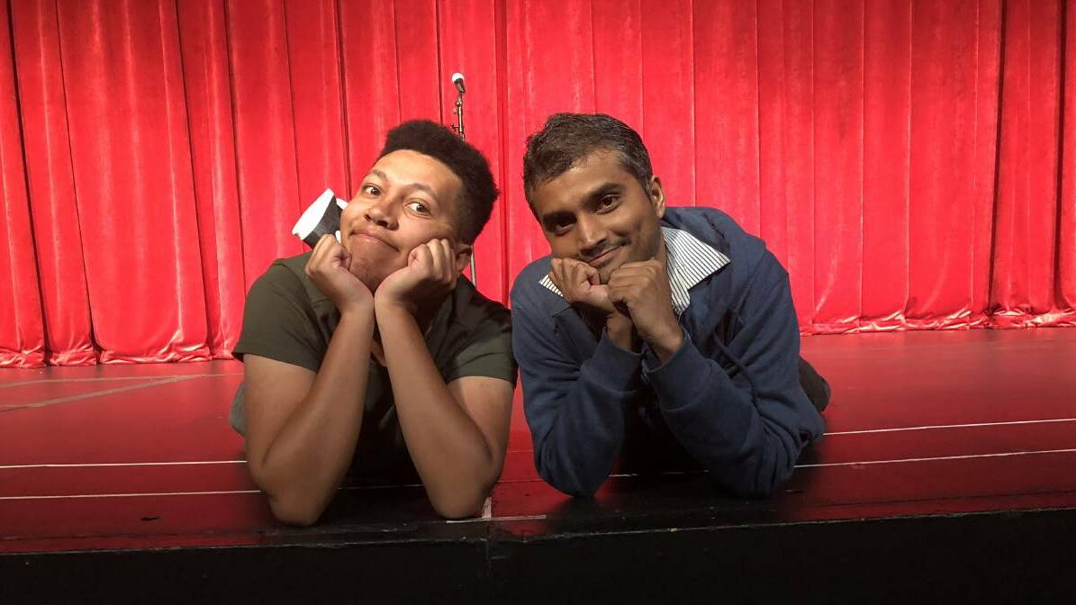 LOCAL LAUGHS: Aidan Mungai and Varun Pushpan are just two comedians bringing the giggles at the October Riverina Comedy Club. Picture: Annie Lewis
