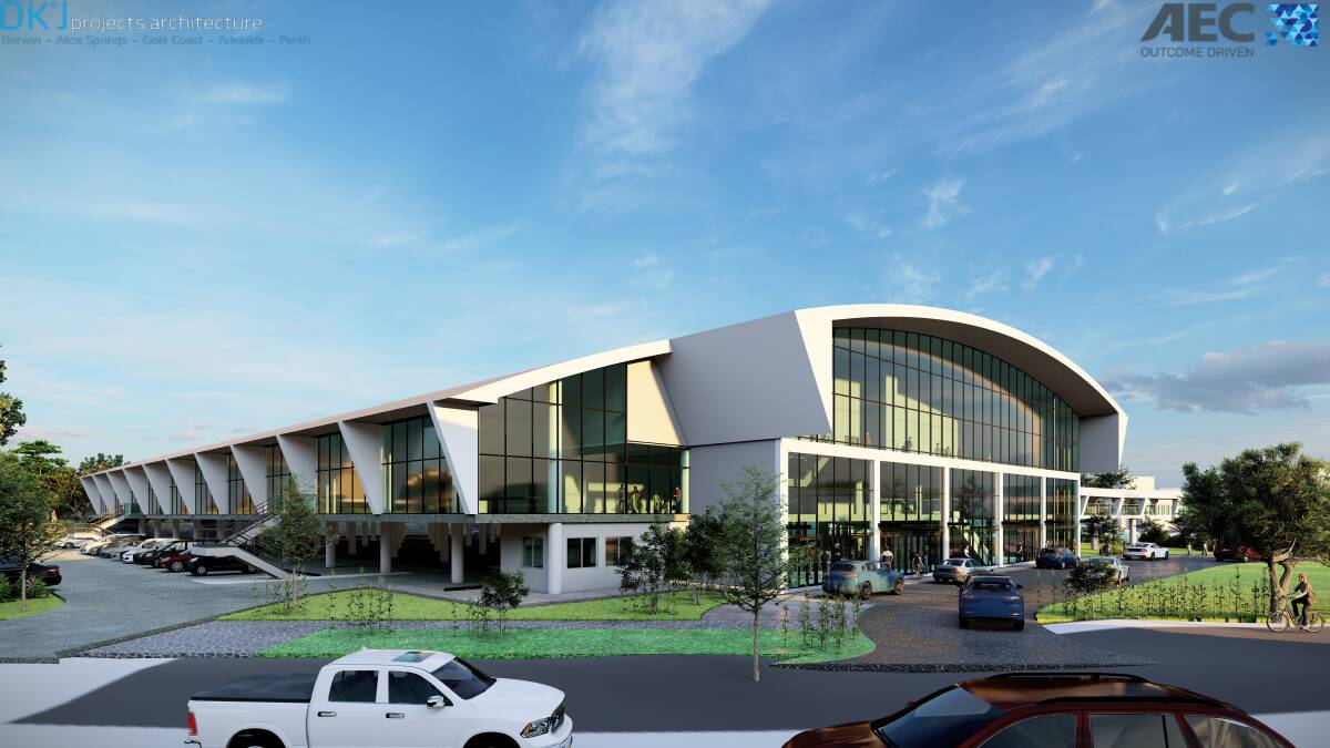 The vision for an entertainment and convention centre on in Central Wagga is one of two options the community was consulted on in December. Picture supplied