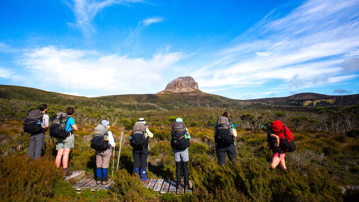 Take in the views on the Cradle Mountain Huts walk. Picture: Supplied