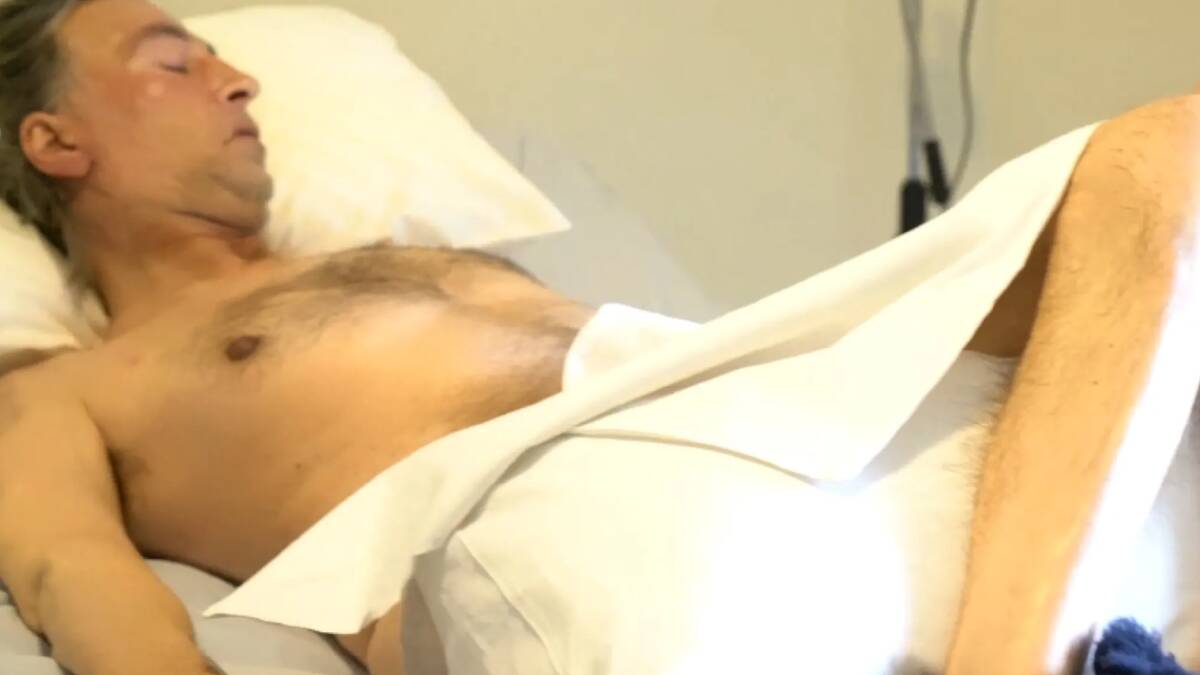Chris Karadaglis is paralysed from the neck down. Photo: Nine News