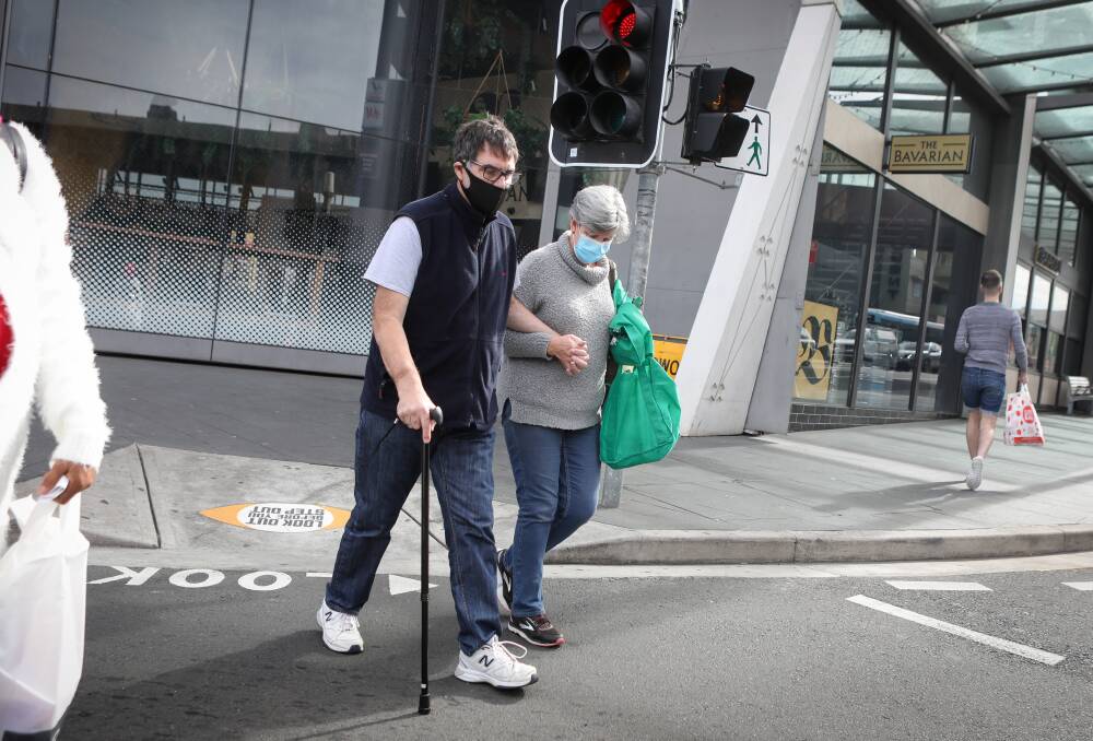 Mask wearing has become common place for many in NSW. Picture: Adam McLean.