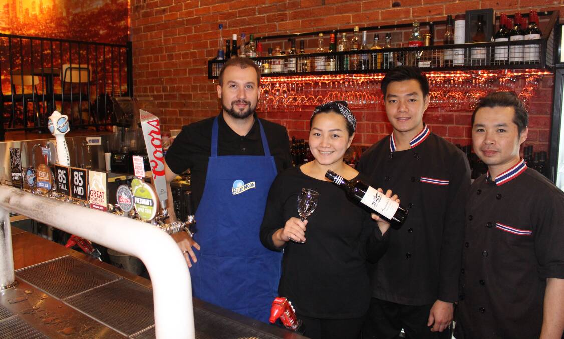 OPEN FOR BUSINESS: Bay 85 team members Robert Baliva, Unchalee Yota, Nuttapong Yota, and Jack Chaimongkon say it's time to rally around our local businesses. 