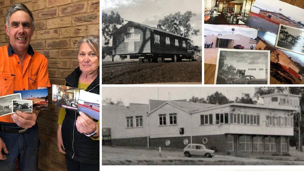 MEMORY LANE: Mick and Ellen Henderson look back at how the Wagga Boat Club has grown over the past 50 years from a demountable hut to a hub for family fun. 