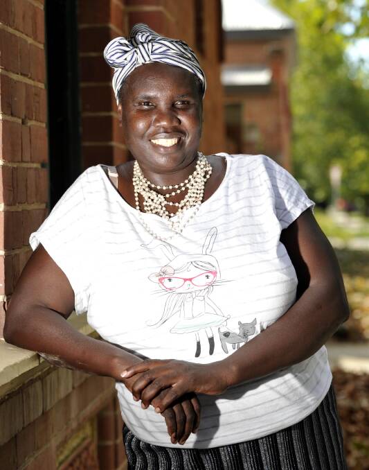 GUEST OF HONOUR: Sudanese refugee Constance Okot will give the key note address at Thursday's International Women's Day celebrations. Picture: Les Smith