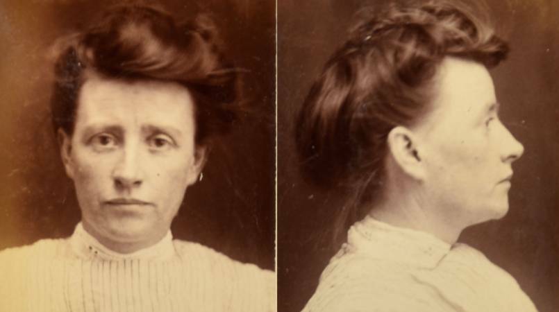 MOTHER MURDERER: Dressmaker Margaret Lucy Donnelly was charged with the “willful murder” of her own child in January, 1909. Pictures: CSU Regional Archives
