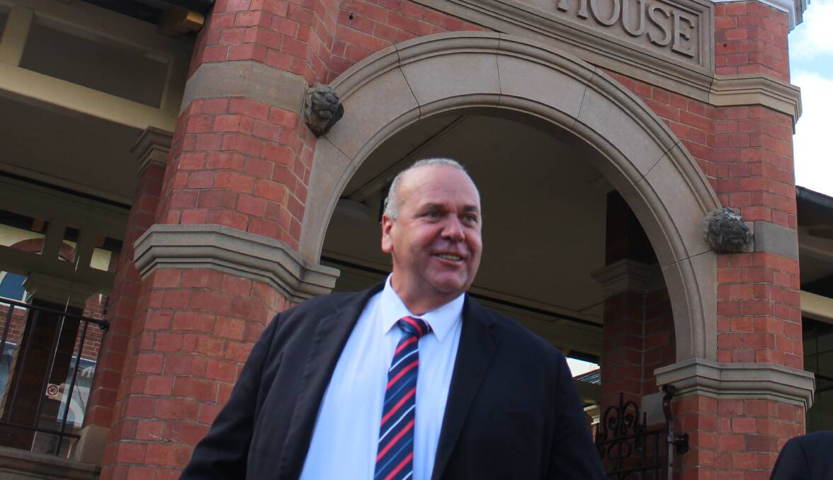 GUILTY: Wagga councillor and state parliament hopeful Paul Funnell entered a last-minute and unexpected plea of guilty to an intimidation charge at Wagga Local Court on Thursday. 