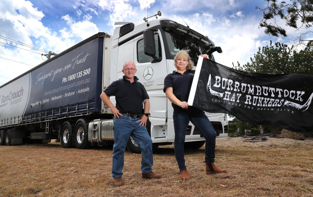 SAYING GOODBYE: Barbara Konstantakis and Shane Bourke, who participated in a hay run to Queensland earlier this year, say they are very sad to walk away from their North Wagga pub. Picture: Les Smith