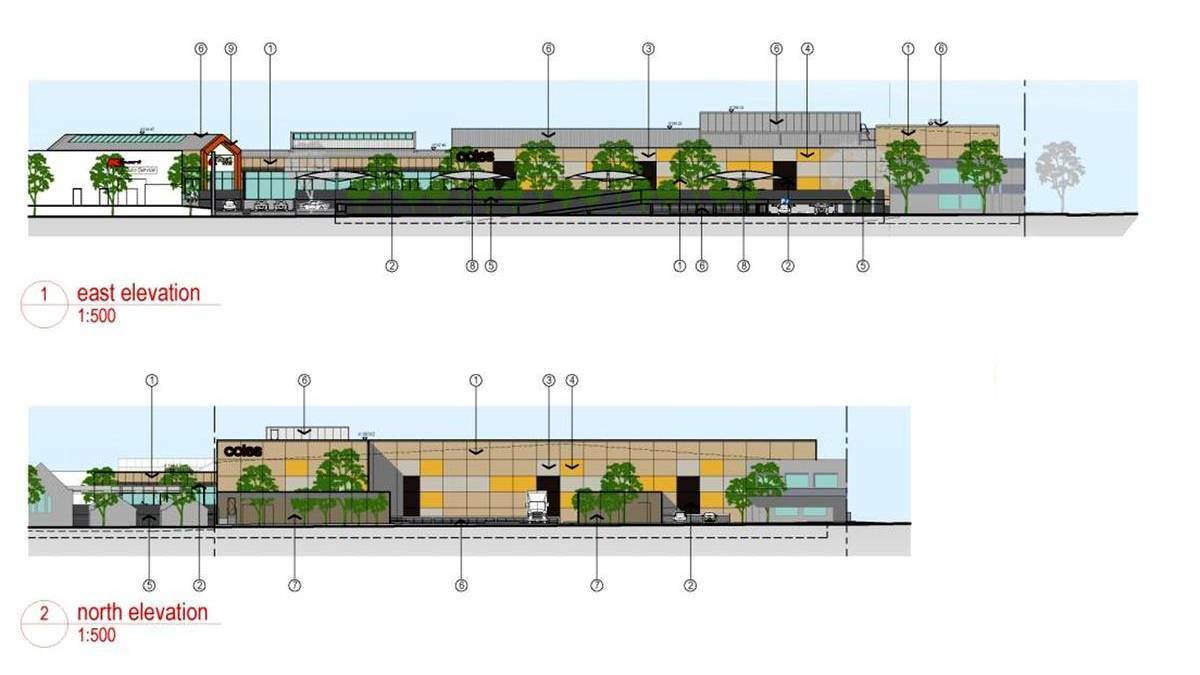 A mock-up of the proposed shopping centre upgrades from 2014. 