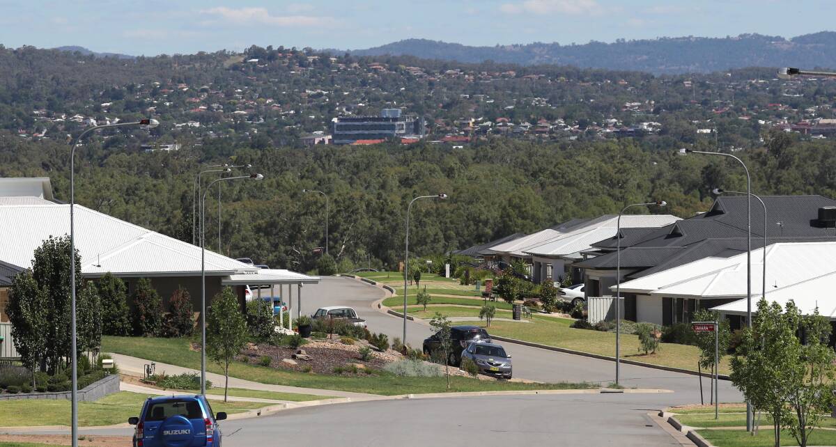 UNDER WRAPS: While the Department of Education still won't reveal the location of Wagga's new public school, it is believed a block of land on Estella Road has been chosen. Picture: Les Smith