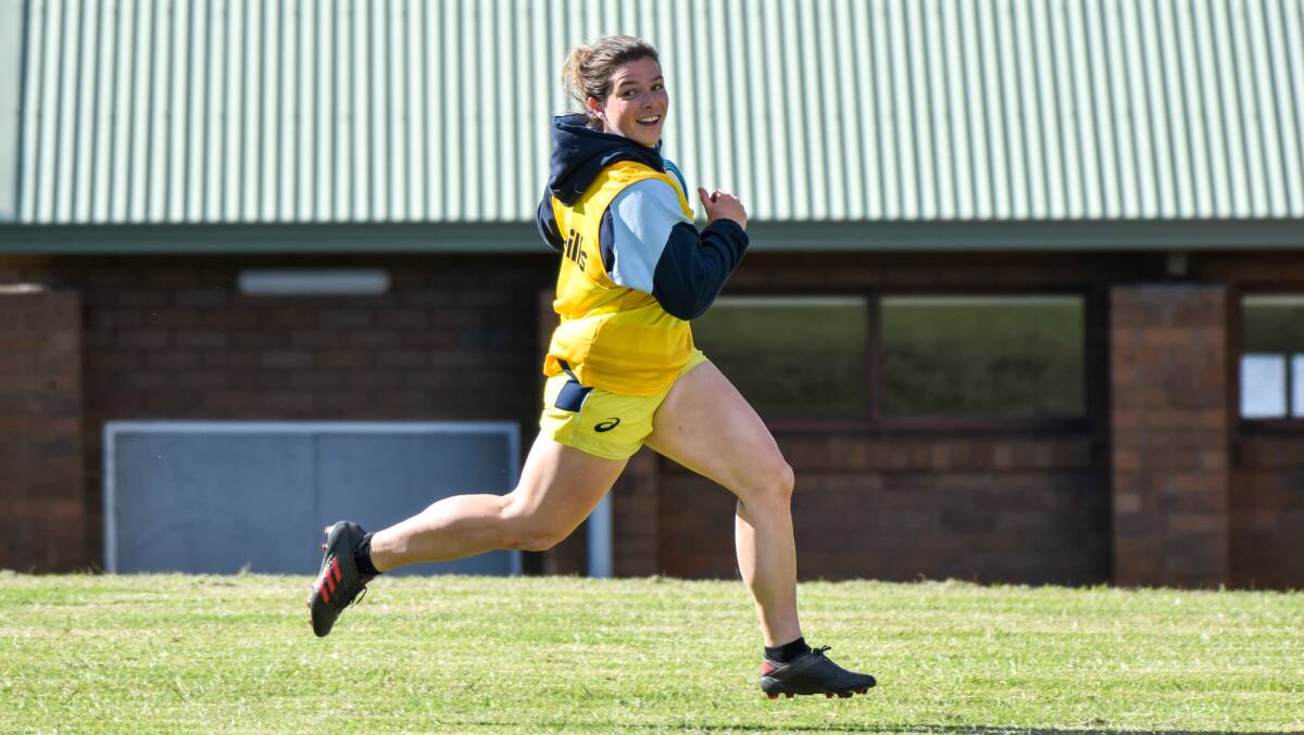 BIG STAGE: Wagga City's Apryll Green ha secured her place in the ACT Brumbies Super W squad this season. Picture: Lachlan Lawson/Brumbies Media