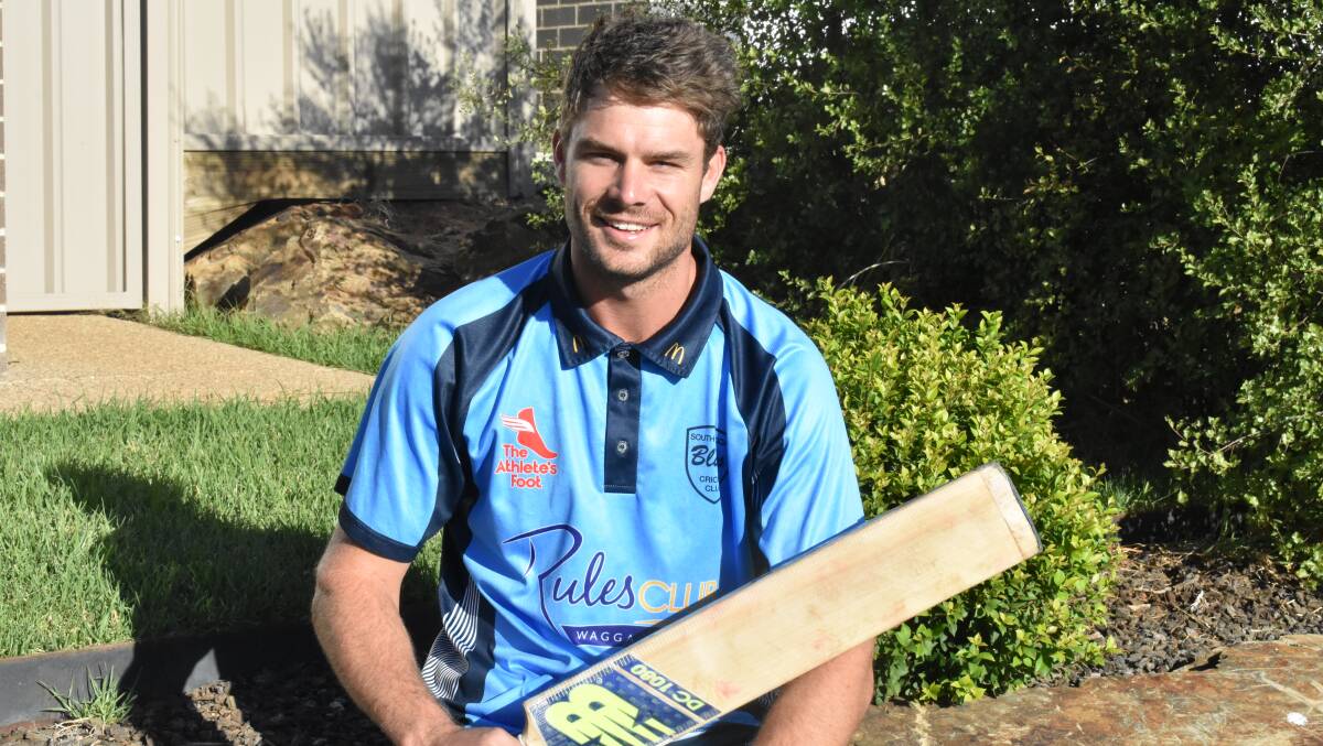 CHANGING FORTUNES: Luke Gerhard is out to end South Wagga's bad run in Wagga cricket grand finals against Lake Albert at Robertson Oval this weekend. Picture: Courtney Rees
