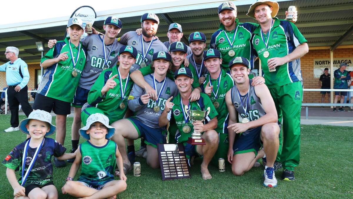 SPECIAL WIN: Wagga City chased down South Wagga's 9-267 to win the Wagga Cricket grand final by seven wickets at McPherson Oval on Sunday. Picture: Emma Hillier
