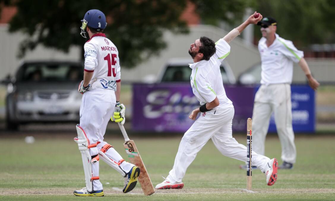 Ryan Brown took four wickets in Albury's last O'Farrell Cup match.