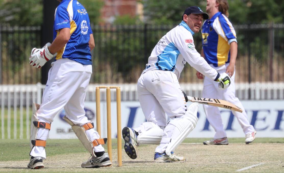 Jeremy Rowe batting for South Wagga this year.