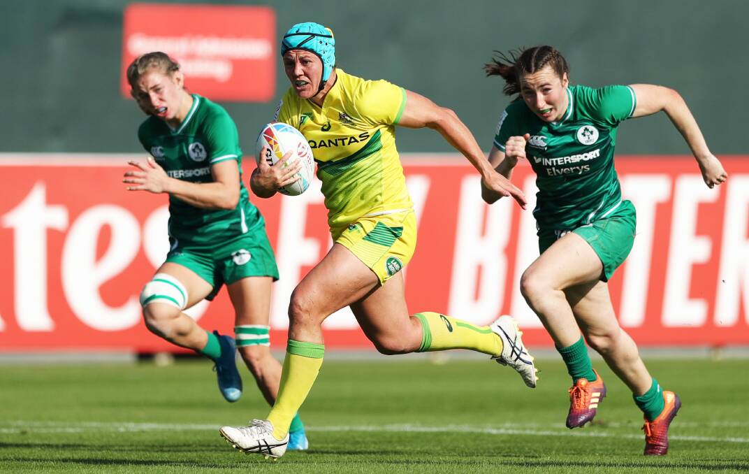 HELPING HAND: Australian women's sevens captain Sharni Williams is looking to use her international profile to help Batlow recovery from the devastating bushfires. Picture: Mike Lee - KLC fotos for World Rugby