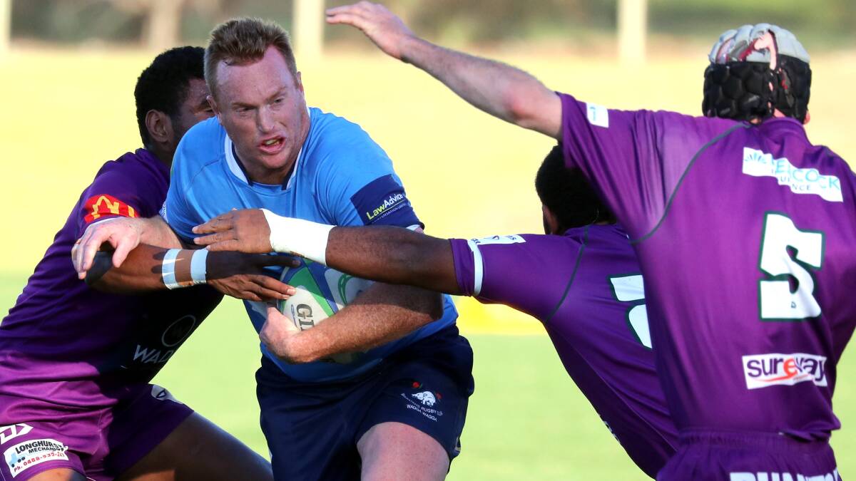 Tim Corcoran will miss Waratahs' clash with Albury on Saturday after being blue carded last week.
