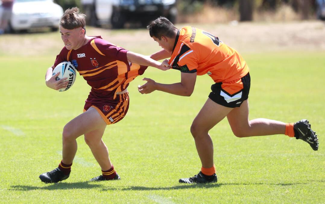 Kye Wright kicked a goal in Riverina's Laurie Daley Cup loss to Monaro on Saturday.