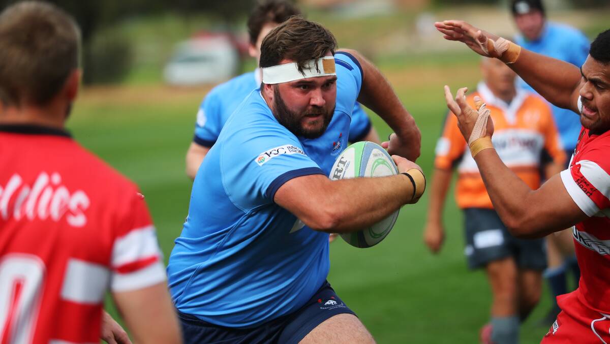 LONG TIME COMING: Rob Wilshire is the only injury concern for Waratahs as they prepare for their first game in a month up against Tumut on Saturday. Picture: Emma Hillier