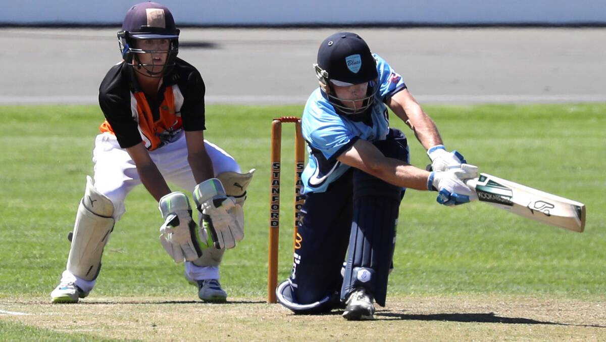 South Wagga's Brayden Ambler made 122 for Riverina on Friday.
