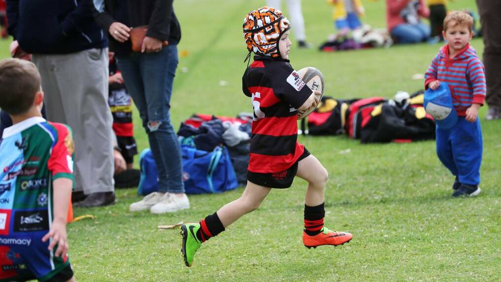 Kruz Annetts in action during a junior gala day.