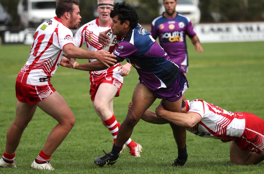 Jack Lyons scored four tries in Southcity's win against Temora.