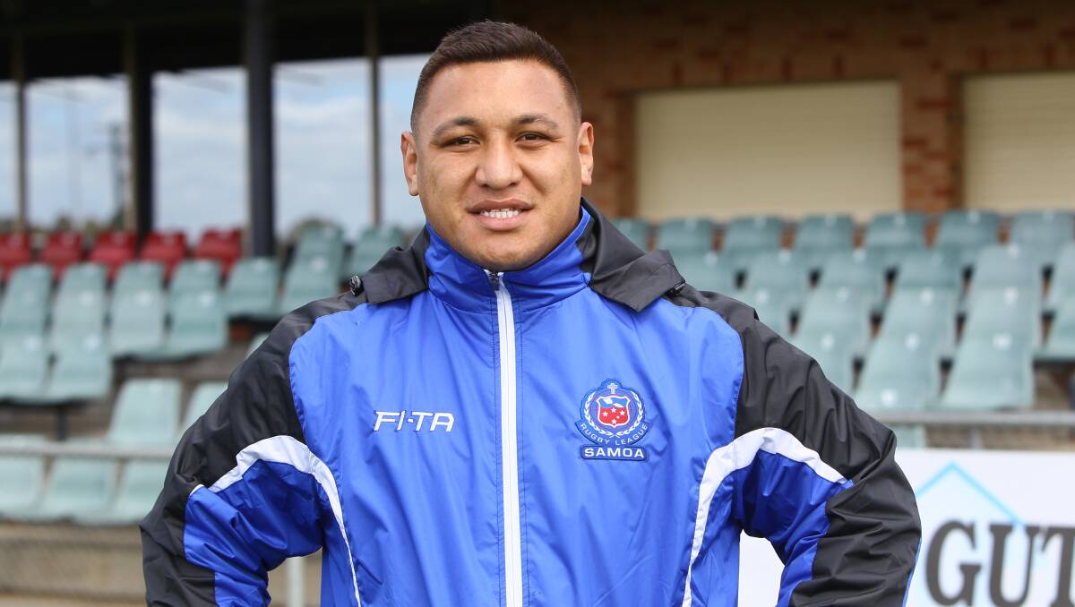 CHANGING COLOURS: Josh Papalii will make his debut for Samoa at Equex Centre on Friday night after not being selected for Australia. Picture: Courtney Rees